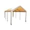 Impact Canopy Heavy Duty Carort 10In8 FT x20In, 8 Legs, Steel Pipes, Tan Cover with Leg Skirts 070018009 - alternate 3